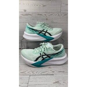 ASICS Women's MAGIC SPEED 4 FF Turbo Blue White Running Shoes Sz 7.5 #344